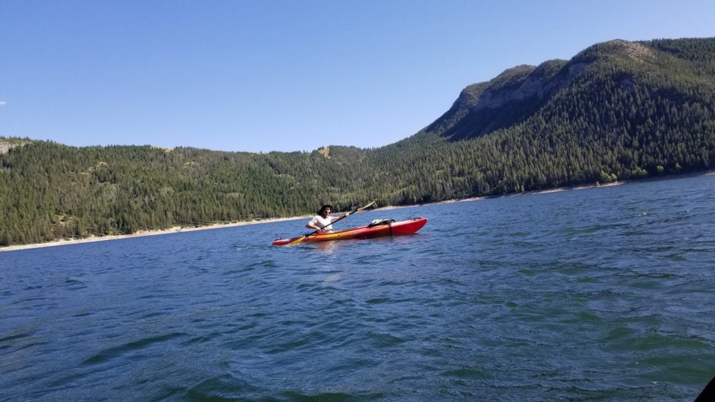 August 7 Kayaking