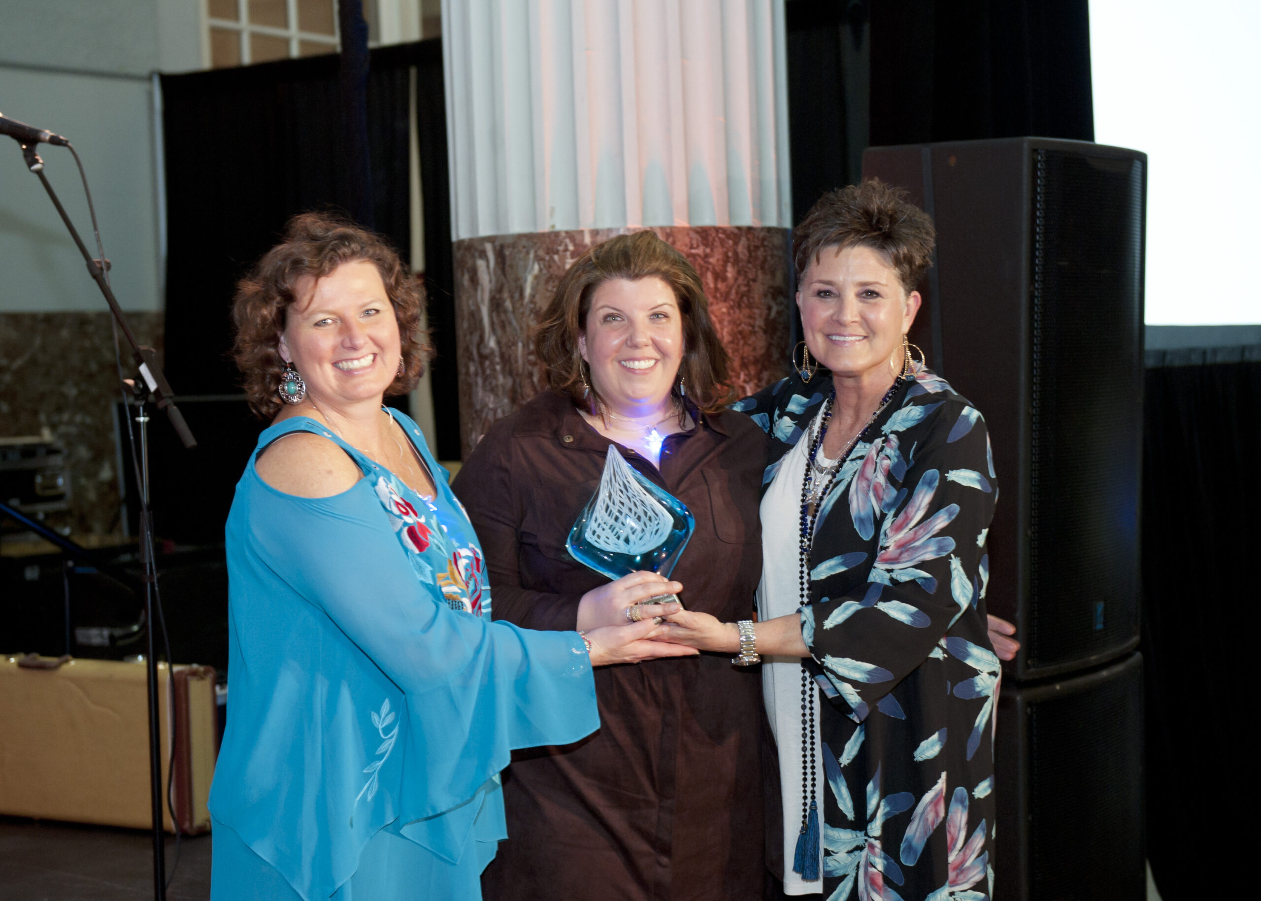 Image of Pictured left to right: Lisa Spain (Executive Director), Courtney Eidman, Sandy Sledge (Board Member)