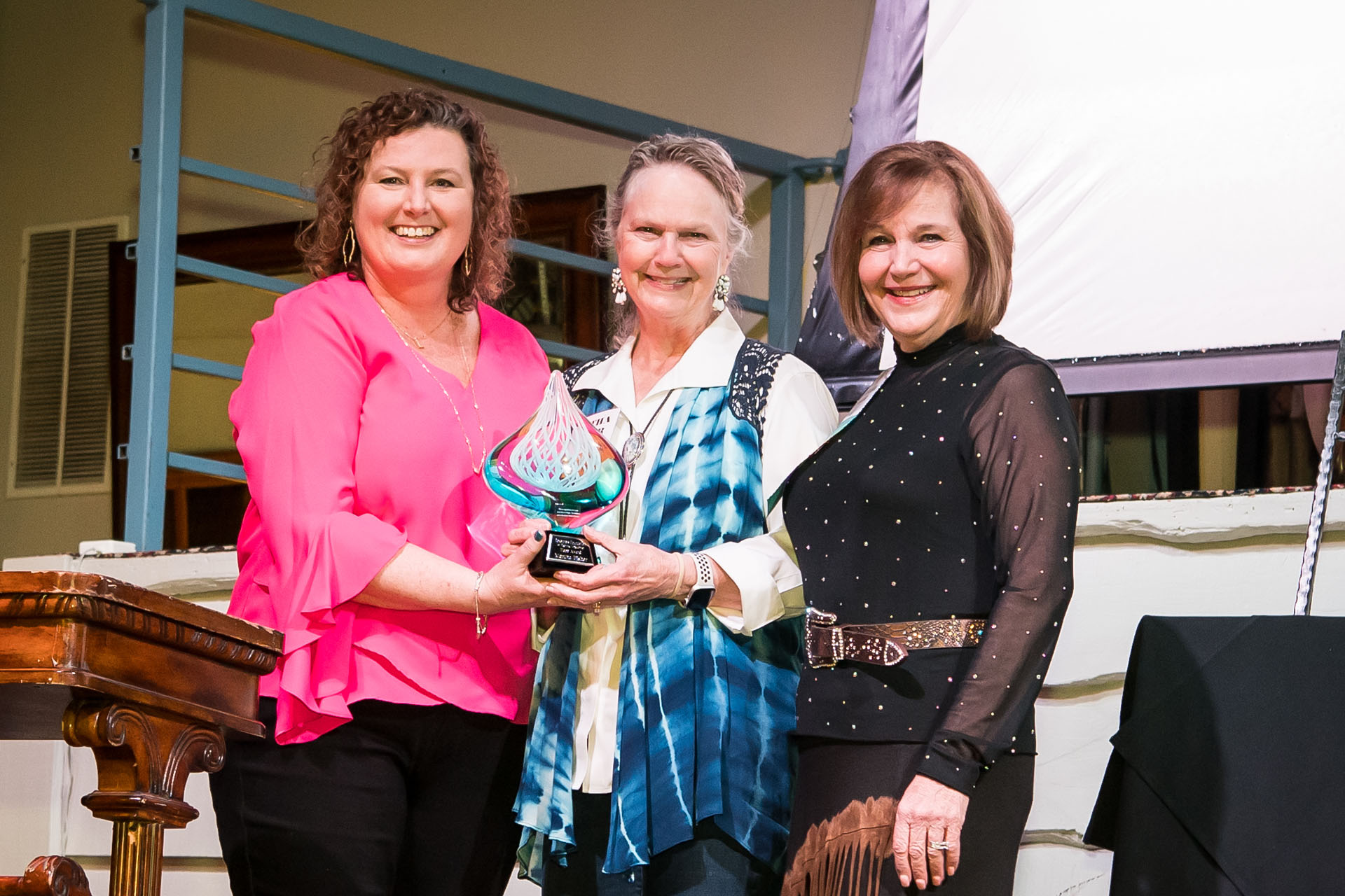 Image of Left to Right: Lisa Spain (Executive Director), Martha Fisher (Patient Support Director), Stephanie Kruger (President)